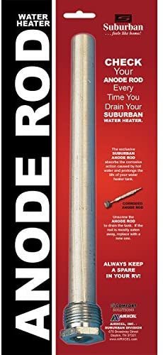 Suburban 233514 Magnesium Anode Rod — RV Water Heater, 9" x 3/4" NPT